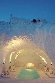 Cave hot tub | Santorini, Greece. travel, voyage, adventure, viajes, road trip, reizen, place, reise, travels, viaggi, trips, podróż, places, viagem, world, การเดินทาง, earth, подорож, visit, tour, du lịch, missions, planet earth, resor, nature, 旅行, wild, risk, 여행, courage, vacations, matkailu, traveling #travel #vacations