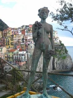 
                    
                        Manarola, Manarola, Italy - This gorgeous woman with a view of...
                    
                