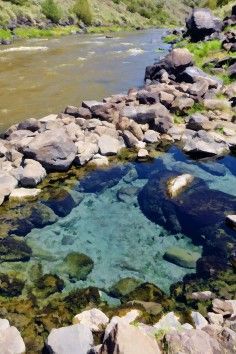 
                    
                        Manby Hot Springs, Soak in the Healing Waters in New Mexico.
                    
                