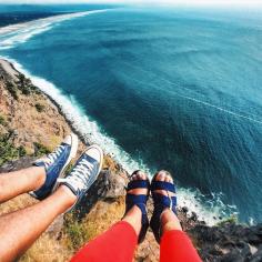 
                    
                        Neahkahnie Viewpoint, Tillamook County, Oregon - Almost touching...
                    
                