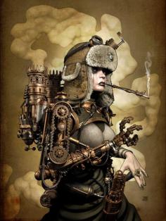 
                    
                        Steampunk Treasure SteamGirl Picture  (3d, character, robot, sci-fi, girl, woman, android, steampunk)
                    
                