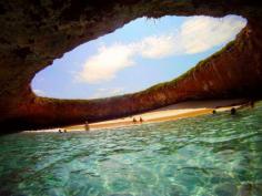 secret beach Mexico