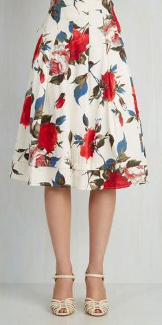 
                    
                        Greenhouse Grandeur Skirt in White
                    
                