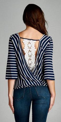 
                    
                        Taylor Top in Navy
                    
                