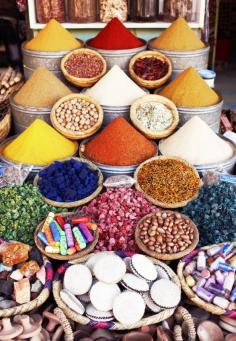 
                    
                        The Souk in Marrakech, Morocco
                    
                