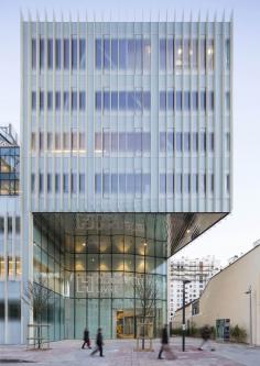 
                    
                        Hachette Livre Headquarters | Jacques Ferrier Architectures; Photo: Luc Boegly | Archinect
                    
                