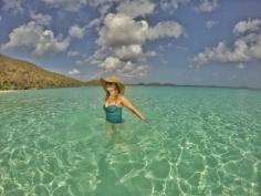 
                    
                        Trunk Bay, British Virgin Islands - Christina looking spectacular...
                    
                