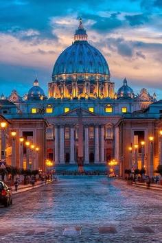 
                    
                        St. Peter's Square, Basilica, Vatican City, Italy
                    
                