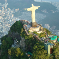 Cristo Redentor On Corcovado