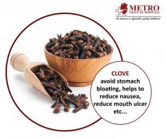 Benefits of #CLOVE -
avoid #stomach bloating, helps to reduce nausea, reduce mouth ulcer etc...
http://bit.ly/2ki8a9Q