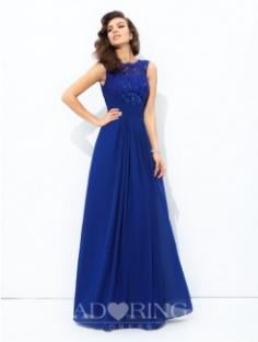 A-Line Floor-length Dress 60081