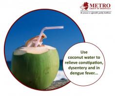 Use #coconut water to relieve constipation, dysentery and in #dengue fever...
http://bit.ly/2jvzaRd