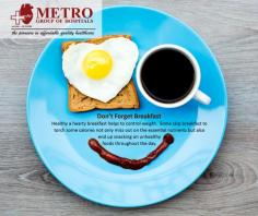 Don’t Forget #Breakfast
Healthy a hearty breakfast helps to control #weight. Some skip breakfast to torch some calories not only miss out on the essential nutrients but also end up snacking on unhealthy foods throughout the day
http://bit.ly/2oaIBc8
