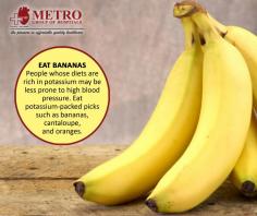 Eat #Bananas
People whose diets are rich in potassium may be less prone to high #blood pressure. Eat #potassium-packed picks such as bananas, cantaloupe, and oranges.
http://bit.ly/2p8fXGB