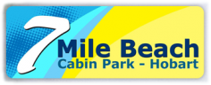 Hobart Caravan Cabin Park: Welcome to seven mile beach