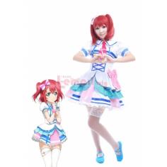 LoveLive!Sunshine!! Kurosawa Ruby Kawaii Uniform Suit Dress Multicolor Cosplay Costume