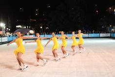 ice skating rink snow Winter Garden Fremantle Esplanande school holidays Frozen