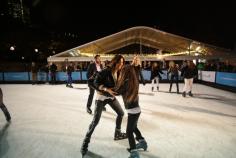 ice snow rink skating Winter Garden Fremantle Esplanade school holidays Frozen