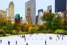  Wollman Rink NYC in Autumn by Regina Geoghan