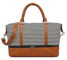 Fashion Striped Travel Bag

Suitable for: weekend or business travel, families picnic or friends picnic and other outdoor activities.

Color: Black and white stripe

Style: Casual

Material: Canvas

Closure Type: Zipper

Hardness: Soft

Bags Structure: Interior Zipper Pocket

Size:17.8 x 9.1 x 13.8 inches

buy it here : https://mybosidu.com/collections/travel-duffel-bag-1/products/2021-fashion-striped-travel-bag