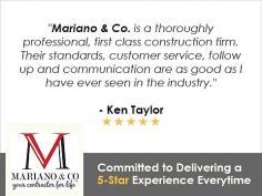 Mariano & Co., LLC

At Mariano & Co., LLC our goal is to be Your Contractor for Life. We are a One-Stop-Shop Residential Remodeling & Custom Home Building Company offering 5-Star Experience in Mesa, Chandler, Gilbert, Scottsdale & Phoenix AZ. Request your free estimate now.

Address: 7125 E Southern Ave, #103, Mesa, AZ 85209, USA
Phone: 480-287-4096
Website: https://www.marianoco.com
