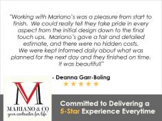 Mariano & Co., LLC

At Mariano & Co., LLC our goal is to be Your Contractor for Life. We are a One-Stop-Shop Residential Remodeling & Custom Home Building Company offering 5-Star Experience in Mesa, Chandler, Gilbert, Scottsdale & Phoenix AZ. Request your free estimate now.

Address: 7125 E Southern Ave, #103, Mesa, AZ 85209, USA
Phone: 480-287-4096
Website: https://www.marianoco.com
