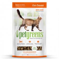 Full of flavor and naturally pure. Real chicken is the #1 ingredient, with nutritient-rich wheatgrass to satisfy kittys craving for greens and help improve digestion.Chicken, Rice Flour, Barley Flour, Vegetable Glycerin, Maple Syrup, Whole Ground Potatoes, Ground Wheat Grass Powder, Tuna, Brewers Dried Yeast, Phosphoric Acid, Dried Cheddar Cheese, Tapioca Starch, Natural Flavor, Salt, Fish Oil (preserved with Mixed Tocopherols)*, Dried Egg Product, preserved with Sorbic Acid and Mixed Tocopherols"