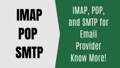 Discover the essentials of IMAP, POP, and SMTP with our Email Provider guide! Learn how these protocols power your email experience, whether you're accessing messages on multiple devices (IMAP), downloading them to a single device (POP), or sending emails securely (SMTP). Find out how they work together to ensure seamless communication and manage your emails efficiently. Dive into our comprehensive breakdown to understand how IMAP keeps your inbox in sync, POP lets you store emails offline, and SMTP ensures your messages reach their destination reliably. Get started today and empower your email management skills!