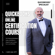 Get certified with the QuickBooks Online Certification Course at Universal Accounting School. This program provides in-depth training on how to manage finances using QuickBooks Online. Gain practical skills and official certification to level up your career.
For more info visit here: https://universalaccountingschool.com/quickbooks-specialist-certification/