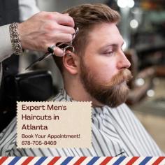 Discover expert men's haircuts at Barber Logic in Atlanta. Our skilled stylists specialize in modern and classic haircuts tailored to your style. Whether you're looking for a trendy fade, professional trim, or beard grooming, we ensure a personalized experience with attention to detail. Using top-quality products, we offer a relaxing atmosphere and services designed to keep you looking sharp and confident. Book your appointment today and enjoy the ultimate grooming experience for men. Visit Barber Logic for precision cuts that define your look and style.