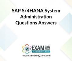 Explore the best Hana System Administration questions with Examstudyzone.com. Get the answers to all your questions and become an expert in Hana System Administration with our reliable and easy-to-understand solutions.

https://examstudyzone.com/course/sap-s4hana-system-administration-valid-questions