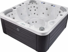 The best salt water hot tubs offer a luxurious and user-friendly spa experience, utilizing saltwater systems for smoother, gentler water. Unlike traditional chlorine hot tubs, salt water systems generate chlorine from dissolved salt, resulting in softer water that is easier on the skin and eyes. These hot tubs often require less maintenance, as the saltwater system helps maintain balanced water chemistry. Many models come equipped with advanced features, such as powerful jets, adjustable temperatures, and energy-efficient heating systems. Ideal for families and those with sensitive skin, the best salt water hot tubs provide a relaxing oasis with long-lasting benefits for your well-being.