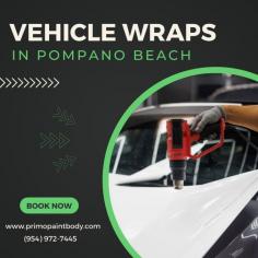 Transform your vehicle with professionally designed and installed wraps in Pompano Beach. Whether you want to promote your business or showcase your personal style, our custom vehicle wraps offer vibrant, durable designs that turn heads. From full wraps to partial wraps and custom decals, we create eye-catching solutions tailored to your needs. Our wraps not only enhance your vehicle’s appearance but also protect its original paint. Drive your message further with our high-quality wraps—contact us today for a free consultation!