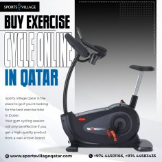 Buy exercise cycle online in Qatar with Sports Village and enjoy unbeatable prices on premium fitness equipment. Our exercise cycles are crafted for durability and superior performance, making them the perfect choice for home workouts. With Sports Village, online shopping is easy, and delivery is fast across Qatar. Whether you're a beginner or a fitness enthusiast, our exercise cycles cater to all your needs. Buy exercise cycle online in Qatar now and achieve your fitness goals effortlessly.  https://www.sportsvillageqatar.com/product-category/home/cardio-h/bikes-h/