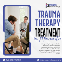 Transform Pain into Strength: Expert Trauma Therapy in Minnesota

Overcome the impact of trauma with compassionate, evidence-based care at Insights Psychology. Located in Woodbury and Bloomington, MN, our experienced therapists specialize in helping individuals heal from PTSD and other trauma-related challenges. Take the first step toward emotional resilience with trauma therapy in Minnesota.