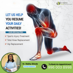 Dr. Rekha is a highly experienced physiotherapist providing personalized physiotherapy services at home. Specializing in pain management, post-surgery rehabilitation, and mobility improvement, we bring expert care to your doorstep. Book a home visit today for tailored physiotherapy solutions designed to enhance your health and well-being.