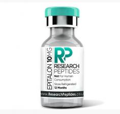 Epitalon is a synthetic peptide known for its potential anti-aging and longevity benefits. It works by stimulating the production of telomerase, an enzyme that helps protect and lengthen telomeres, which are essential for cellular aging and regeneration. Research on Epitalon suggests it may improve lifespan, enhance immune function, and promote overall health by supporting cellular repair and regeneration. Additionally, it is studied for its ability to improve sleep quality and regulate circadian rhythms. At Research Peptides, we offer high-quality Epitalon 10mg for research purposes, providing a valuable tool for exploring its effects on aging, cellular health, and longevity.