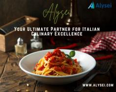 Alysei is the leading B2B and B2C platform dedicated to supporting Italian Food and Beverage companies in expanding their reach to the U.S. market. By offering a seamless connection between Italian producers and U.S.-based importers, distributors, and restaurateurs, Alysei bridges the gap between authentic Italian products and American consumers. Whether it's premium wines, artisan cheeses, or regional specialties, Alysei ensures the highest quality and authenticity for businesses and buyers in the U.S. Explore unparalleled opportunities and bring the true taste of Italy to the American market with Alysei! Download the app on Google Play Store & iOS App Store or visit Alysei.com to find out more.