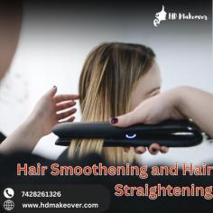 Explore the key differences between hair smoothening and hair straightening in this detailed guide from HD Makeover. Whether you're looking for a sleek, straight look or a softer, more manageable texture, understanding the pros and cons of each treatment is essential for making the right choice for your hair type and lifestyle. Discover the benefits, process, and results of each technique, so you can choose the perfect treatment to enhance your hair's health and style.